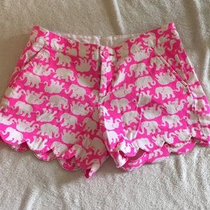 Lilly Pulitzer scalloped shorts